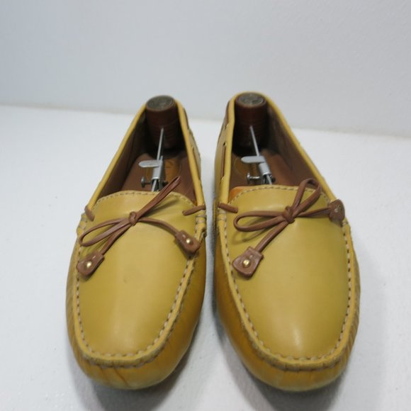 Clarks Artisan Mustard Leather Comfort Moccasins Women's Shoes Footwear Sz 12 - Picture 7 of 9